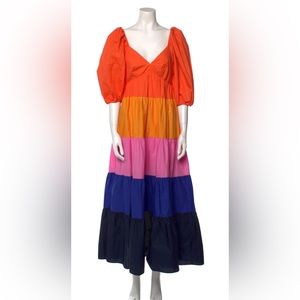 Beautiful farm rio colorful dress medium